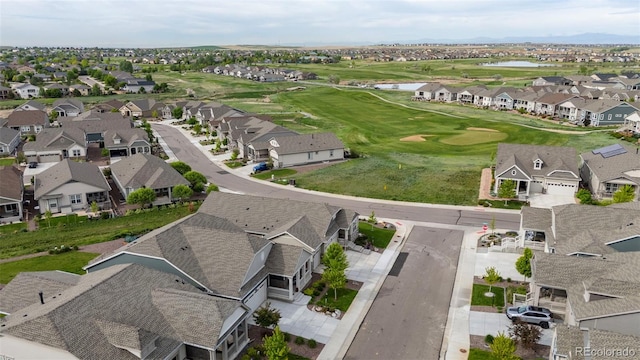 15604 Xenia Way, Brighton, CO 80602 - aerial view of residential area with a nearby body of water and a golf course