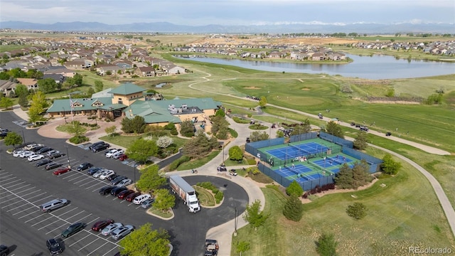 15604 Xenia Way, Brighton, CO 80602 - aerial perspective of suburban area featuring a nearby body of water