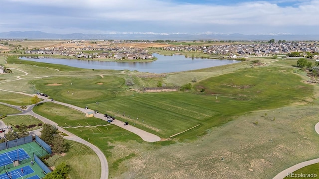 15604 Xenia Way, Brighton, CO 80602 - aerial perspective of suburban area with a nearby body of water and a golf club