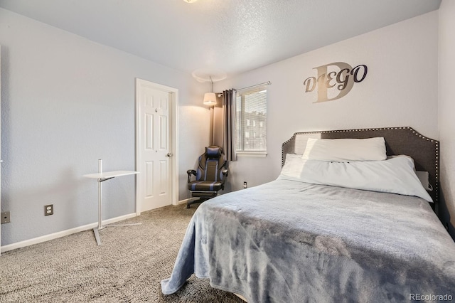 bedroom featuring carpet floors