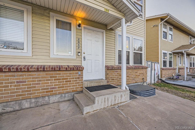 view of property entrance