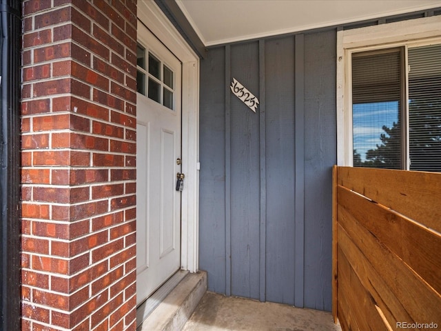 view of entrance to property