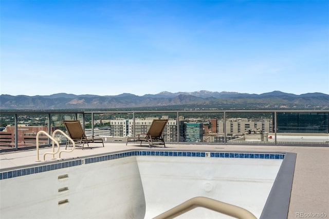790 N Washington St Unit 407, Denver, CO 80203 - community pool with a mountain view