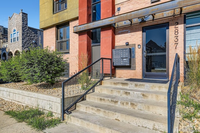2837 Vallejo St Unit 102, Denver, CO 80211 - property entrance with brick siding