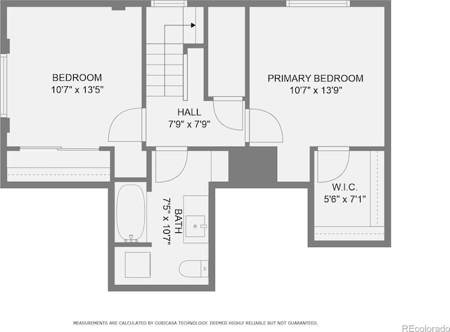 2837 Vallejo St Unit 102, Denver, CO 80211 - view of floor plan / room layout