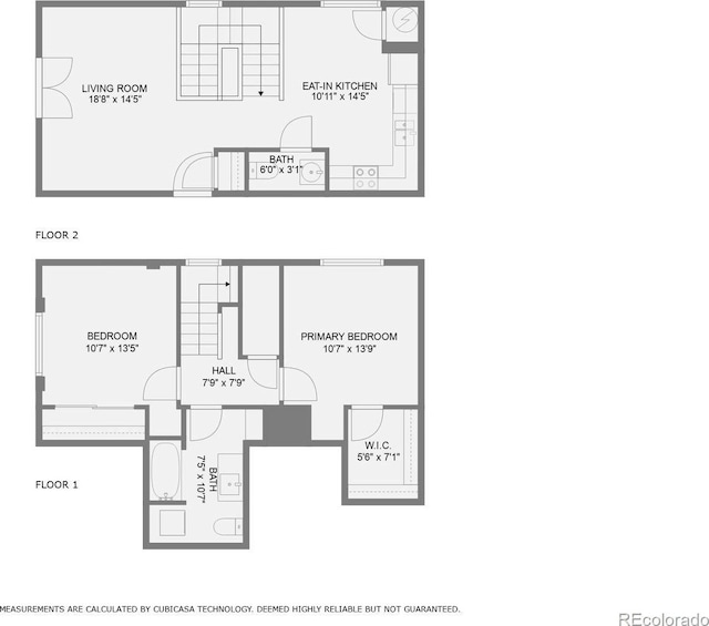 2837 Vallejo St Unit 102, Denver, CO 80211 - view of room layout