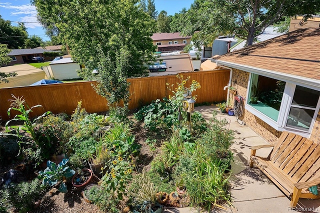 view of yard featuring a patio area