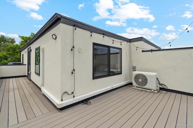 2244 S Lincoln St, Denver, CO 80210 - wooden deck featuring ac unit