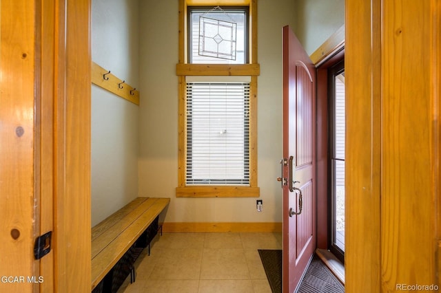 view of mudroom