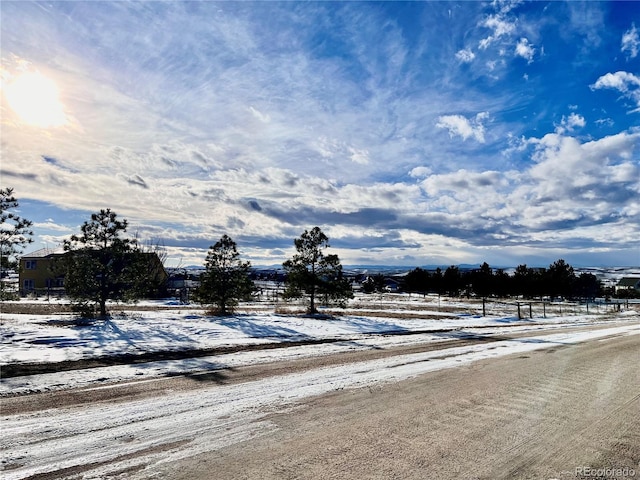 view of road