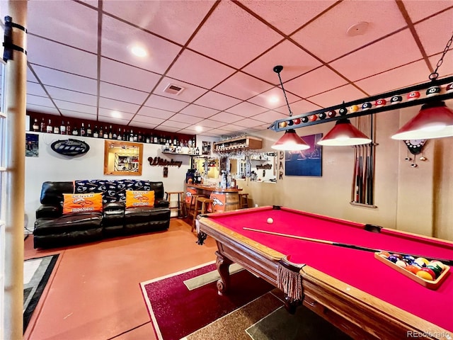 view of recreation room