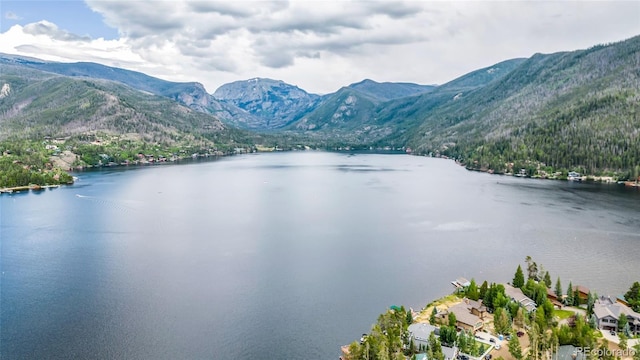 504 Ravenwood Dr Unit B2, Grand Lake, CO 80447 - water view featuring mountains