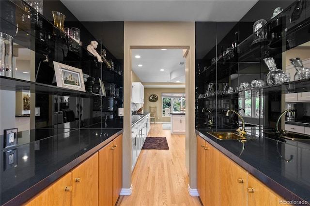 69 N Ranch Rd, Littleton, CO 80127 - indoor bar featuring light wood-style floors and recessed lighting
