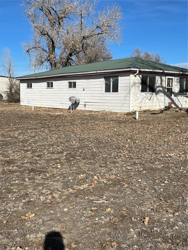 view of rear view of property