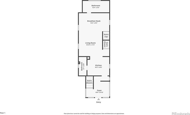 3655 Zenobia St, Denver, CO 80212 - floor plan / room layout