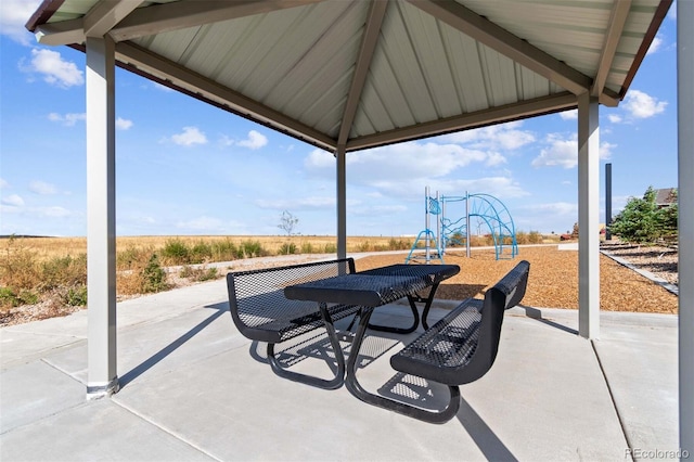 17943 E 94th Pl, Commerce City, CO 80022 - view of patio / terrace with a playground