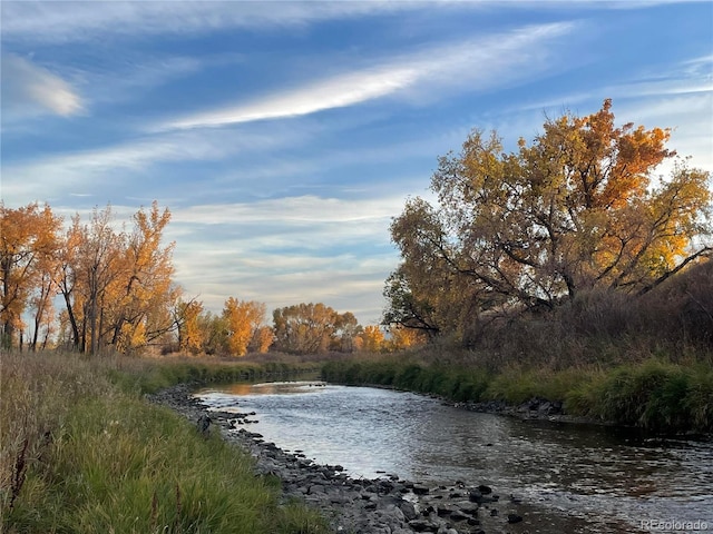 property view of water