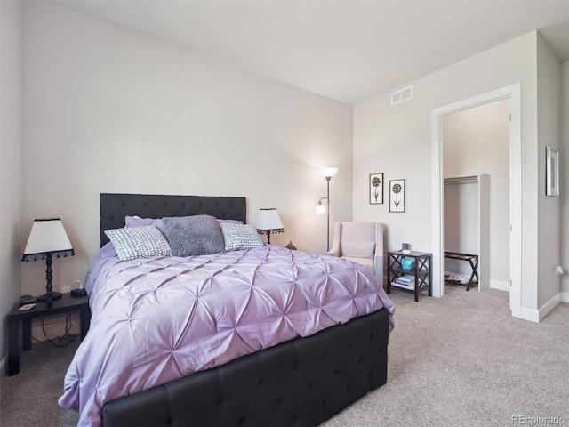6970 E Lake Dr, Centennial, CO 80111 - bedroom with carpet floors, baseboards, and visible vents