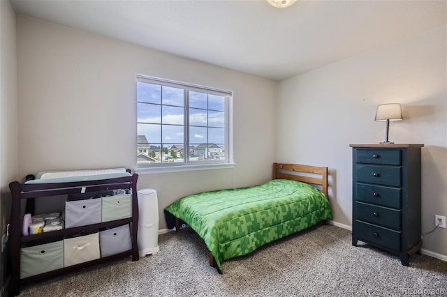 bedroom featuring carpet floors