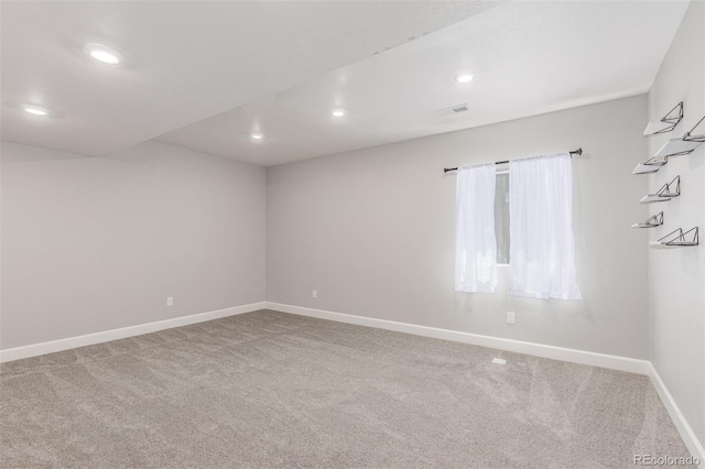 3338 Ireland Moss St, Castle Rock, CO 80109 - spare room with carpet flooring and recessed lighting