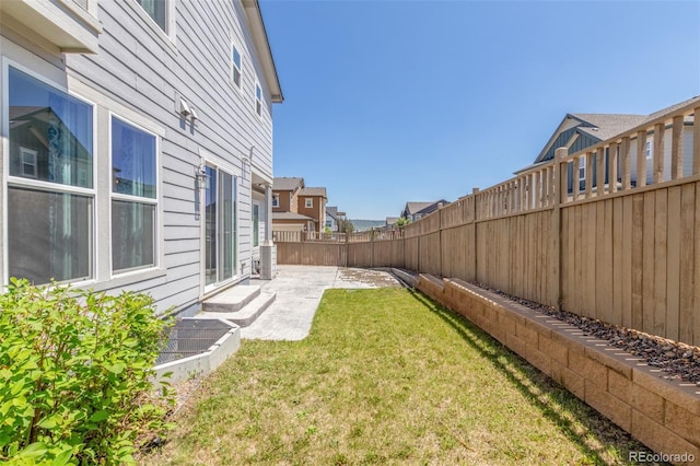 3338 Ireland Moss St, Castle Rock, CO 80109 - fenced backyard featuring a patio area