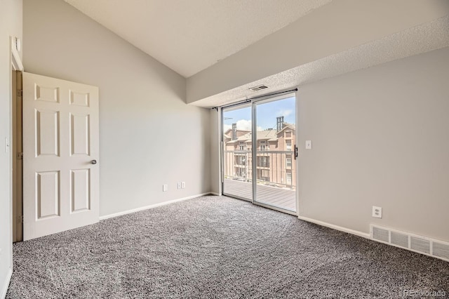 4899 S Dudley St Unit 20G, Littleton, CO 80123 - carpeted spare room with baseboards and high vaulted ceiling