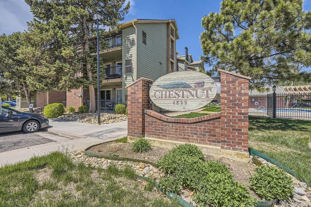 4899 S Dudley St Unit 20G, Littleton, CO 80123 - community sign with fence