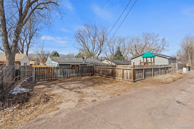 2613 Wren Dr, Colorado Springs, CO 80909 - view of yard with fence private yard