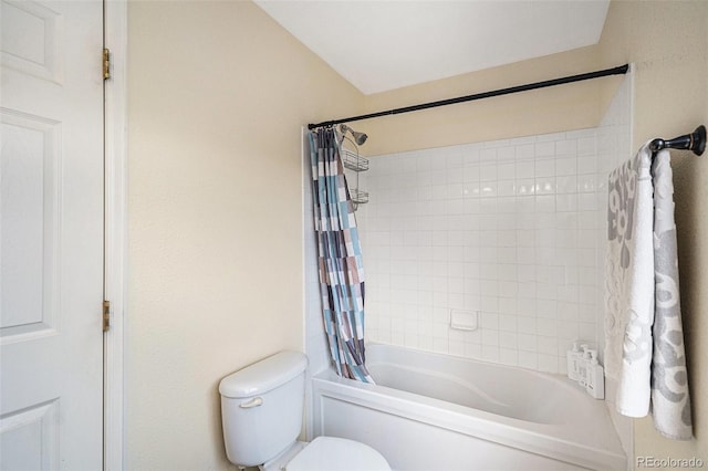 9633 Marmot Ridge Cir, Littleton, CO 80125 - full bath featuring toilet and shower / bath combination with curtain