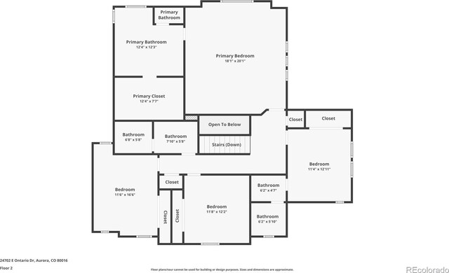 24702 E Ontario Dr, Aurora, CO 80016 - property floor plan