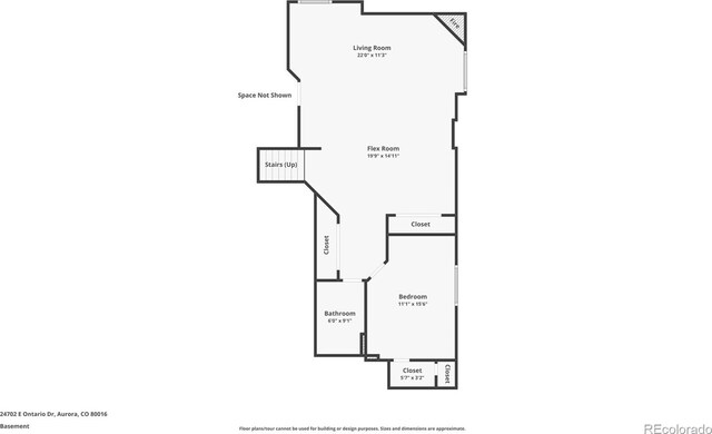 24702 E Ontario Dr, Aurora, CO 80016 - floor plan / room layout