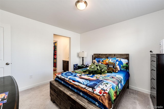 960 S De Gaulle Ct, Aurora, CO 80018 - bedroom with light carpet and baseboards