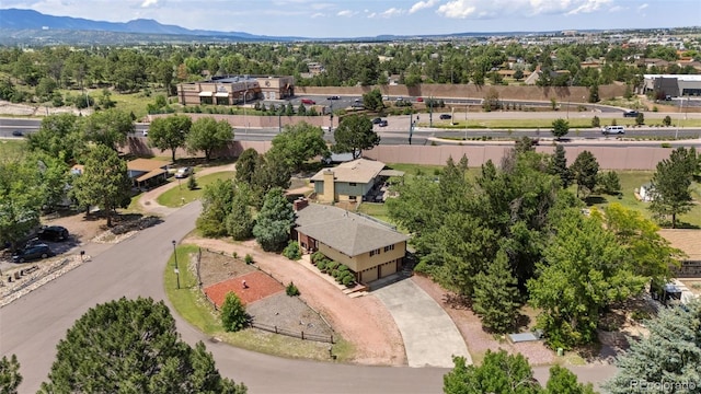 1244 Baron Rd, Colorado Springs, CO 80918 - aerial view of mountains