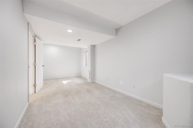 9147 W Rockland Pl, Littleton, CO 80128 - empty room with light colored carpet and recessed lighting
