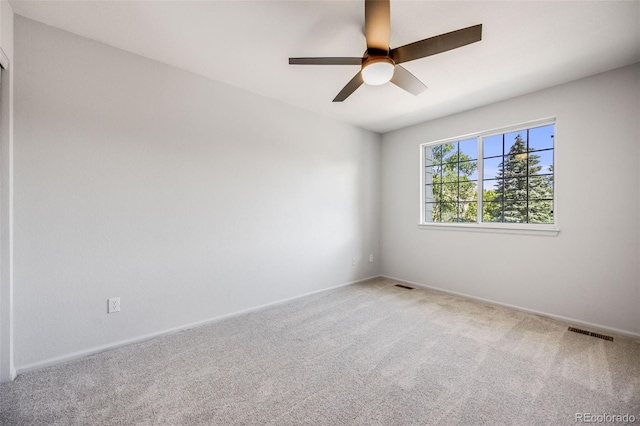 9147 W Rockland Pl, Littleton, CO 80128 - carpeted empty room featuring ceiling fan and baseboards