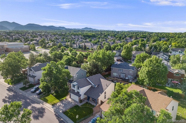 9147 W Rockland Pl, Littleton, CO 80128 - aerial view of residential area featuring mountains