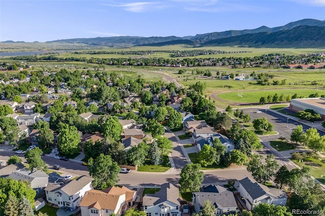 9147 W Rockland Pl, Littleton, CO 80128 - aerial view of residential area with a mountainous background