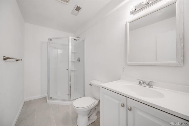 9147 W Rockland Pl, Littleton, CO 80128 - full bathroom featuring vanity and a stall shower
