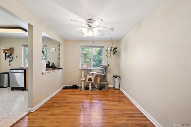 8250 Chase Way, Arvada, CO 80003 - office space featuring a ceiling fan and wood finished floors