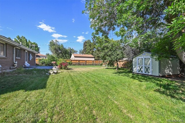 8250 Chase Way, Arvada, CO 80003 - view of yard with a storage unit