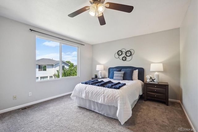 5193 E 119th Way, Thornton, CO 80233 - bedroom featuring carpet flooring, baseboards, and ceiling fan