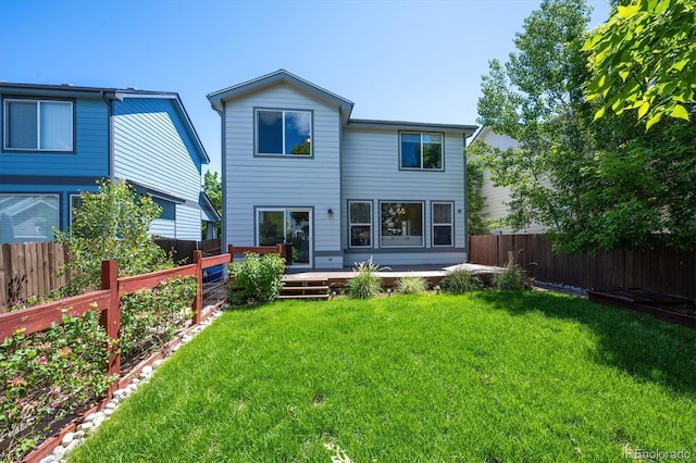 5193 E 119th Way, Thornton, CO 80233 - rear view of property featuring a deck