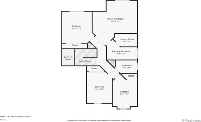 5193 E 119th Way, Thornton, CO 80233 - room layout