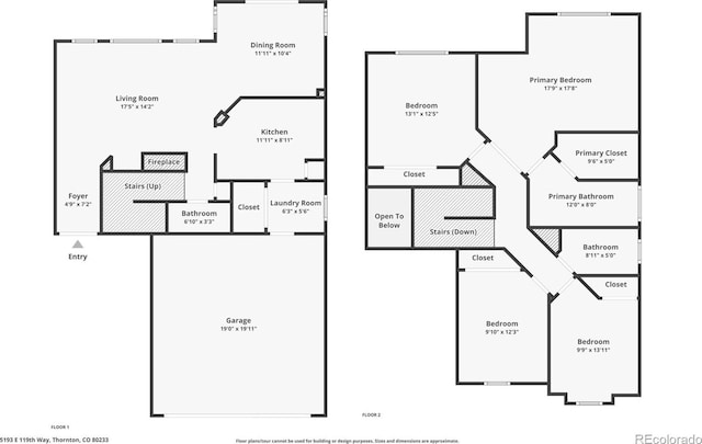 5193 E 119th Way, Thornton, CO 80233 - room layout