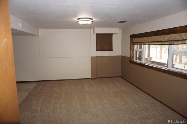 4130 Aspen Ln, Evergreen, CO 80439 - unfurnished room featuring baseboards, visible vents, and carpet