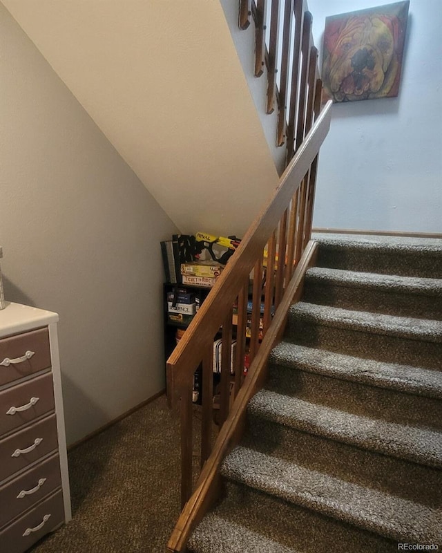 10806 W Evans Ave Unit 5, Lakewood, CO 80227 - stairs featuring carpet flooring