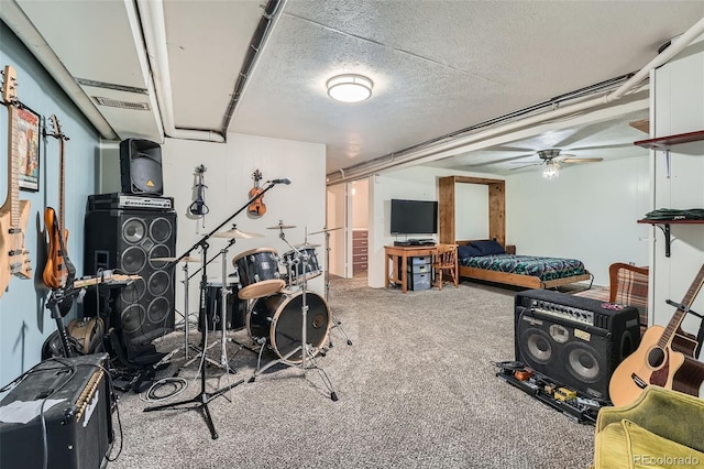 10806 W Evans Ave Unit 5, Lakewood, CO 80227 - rec room featuring carpet and ceiling fan
