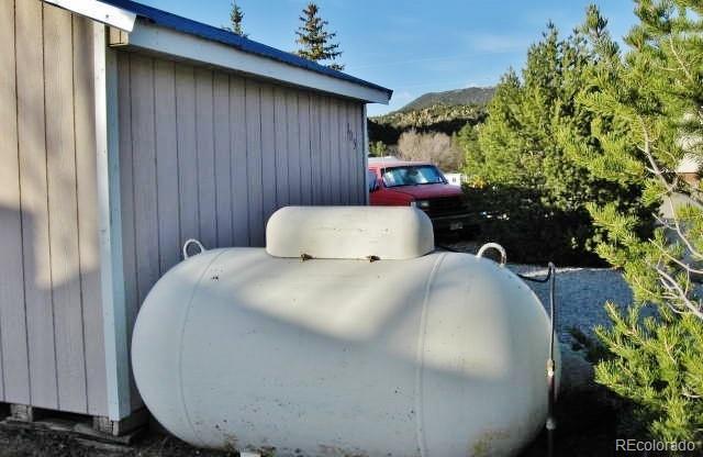 10795 County Road 197 A Unit 105, Nathrop, CO 81236 - exterior view of propane tank