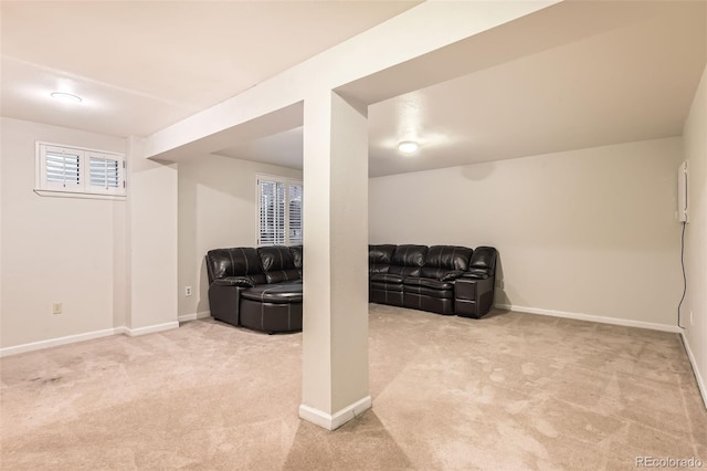 2141 Weatherstone Cir, Highlands Ranch, CO 80126 - below grade area with carpet and baseboards