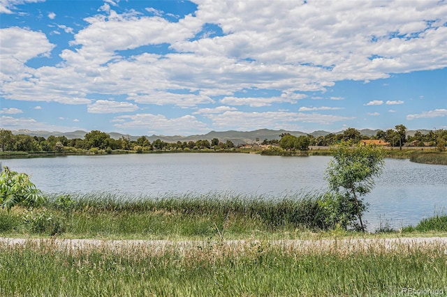 3047 W 47th Ave Unit 109, Denver, CO 80211 - water view with a mountain backdrop